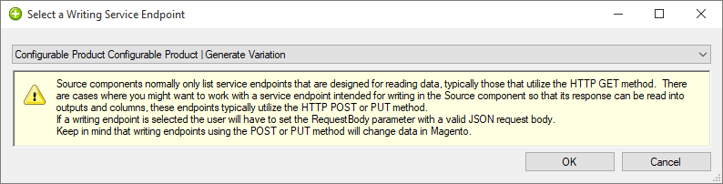 SSIS Magento REST Source